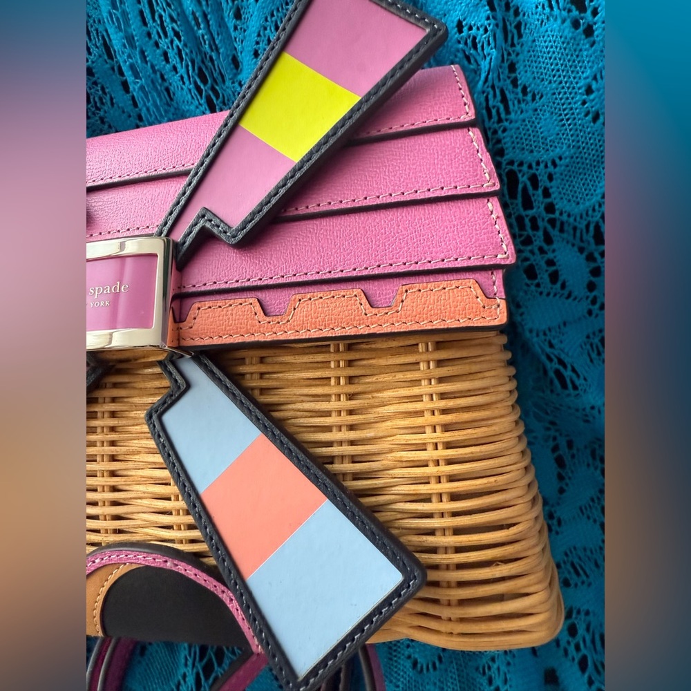 Kate Spade Tee Time Wicker 3D Windmill Bag - Picture 4 of 16